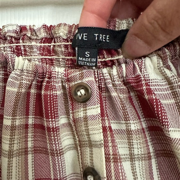 Plaid Cropped Long sleeve - Picture 2 of 3